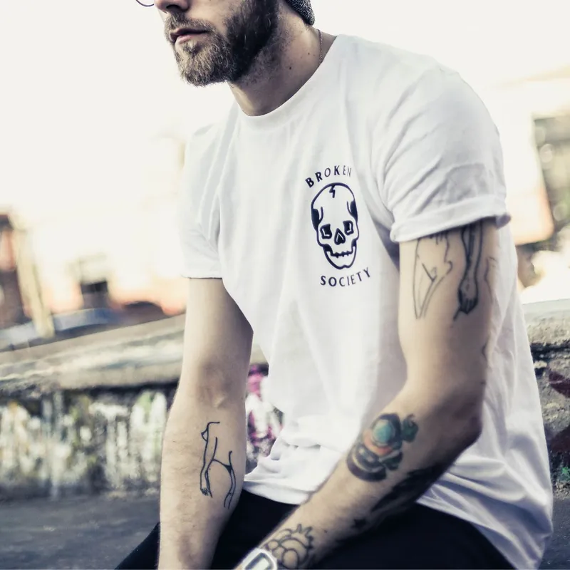 Skull Front Print T-Shirt (Unisex)
