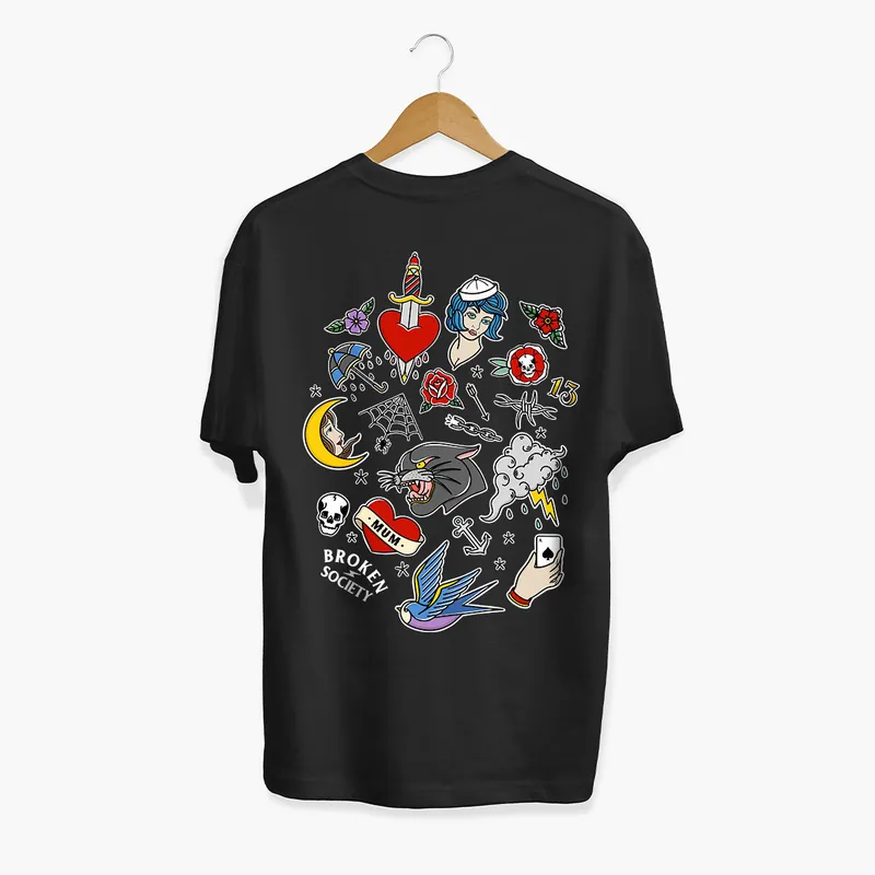 Tattoo Flash Sheet T-Shirt (Unisex)