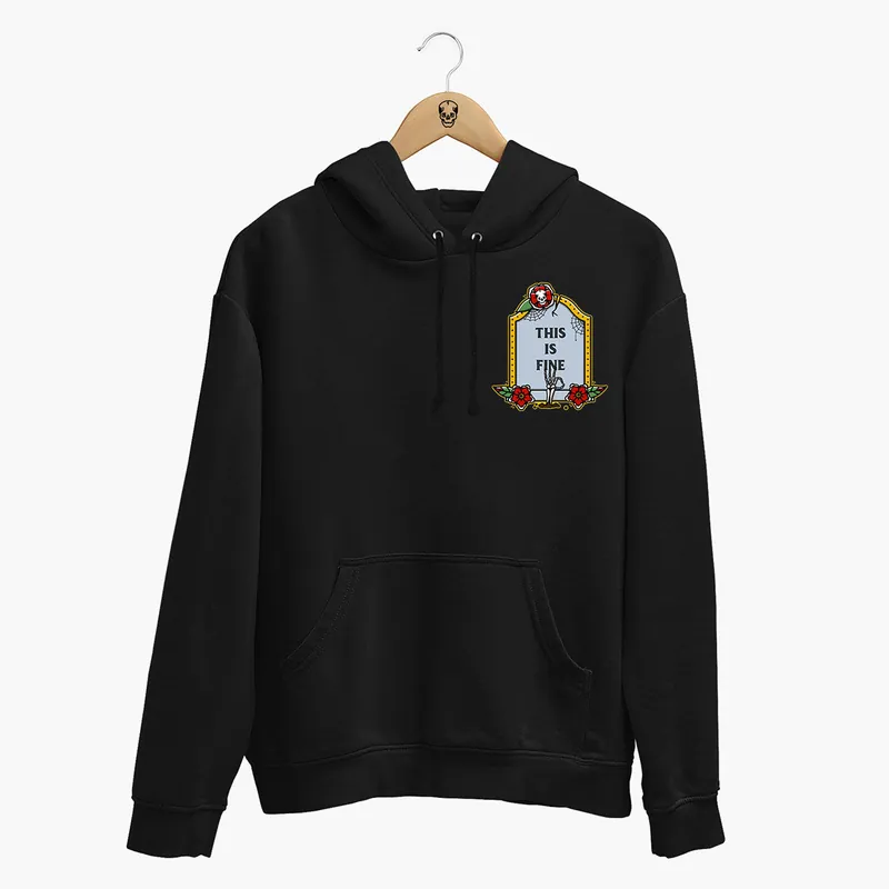 This Is Fine Hoodie (Unisex) - Broken Society UK