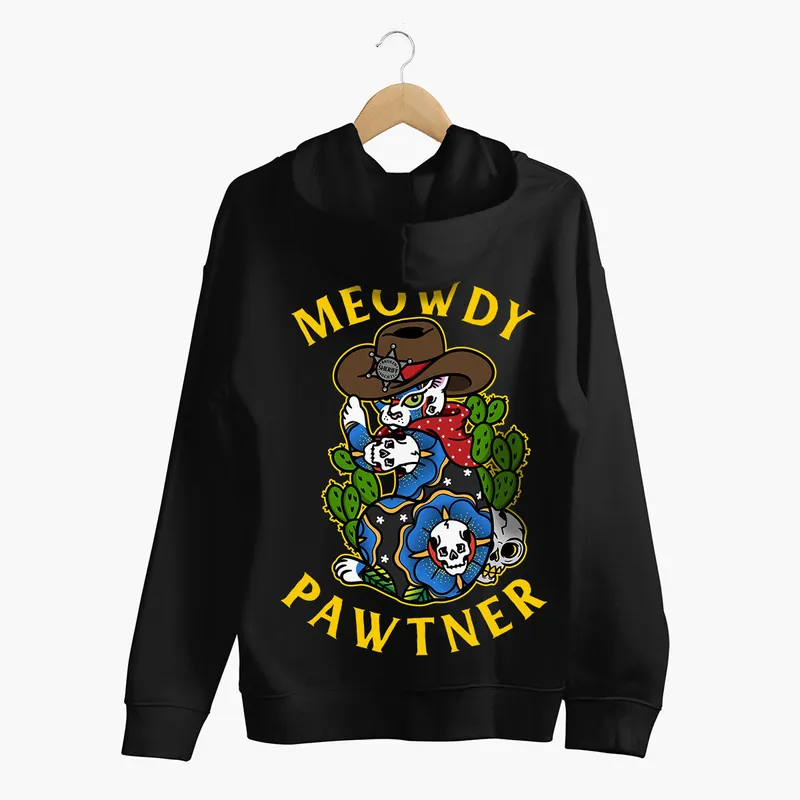 Meowdy Pawtner Hoodie (Unisex) - Broken Society UK