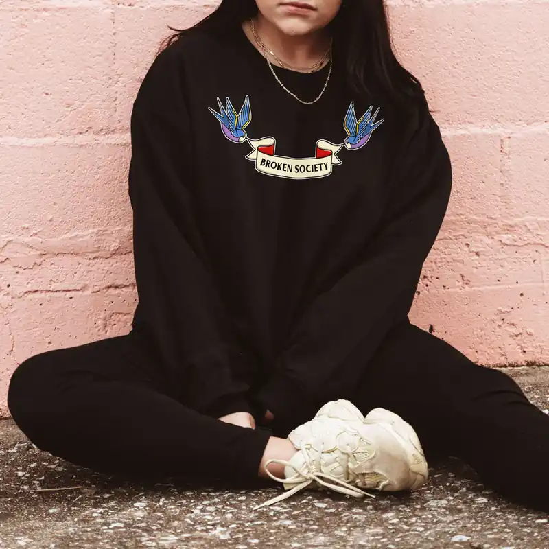 Swallows Sweatshirt (Unisex) - Broken Society UK
