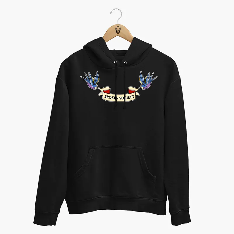 Swallows Hoodie (Unisex) - Broken Society UK