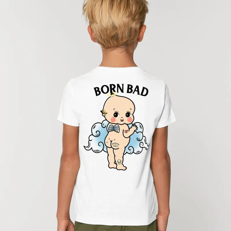 Born Bad Angel Kids T-Shirt (Unisex)
