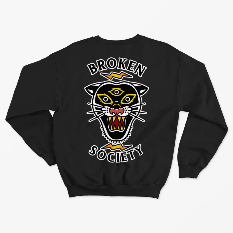 Black Panther Kids Sweatshirt (Unisex) - Broken Society