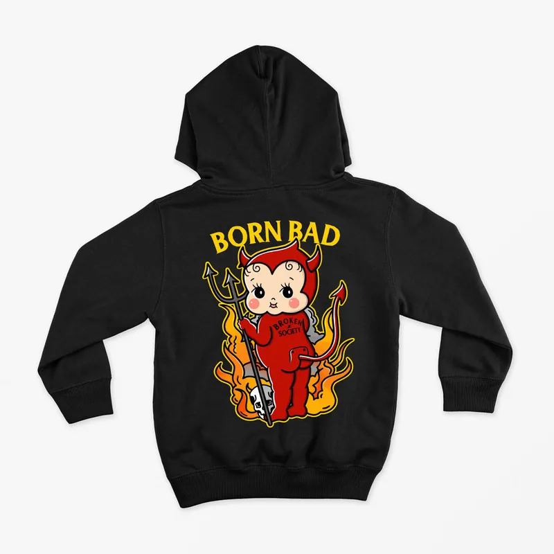 Born Bad Devil Kids Hoodie (Unisex) - Broken Society