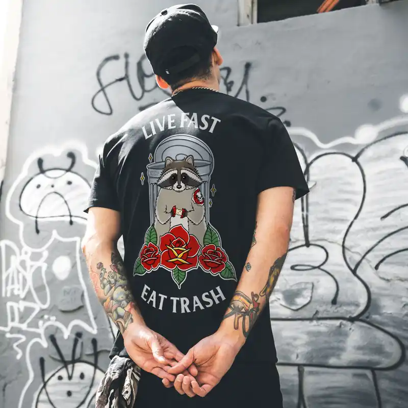 Live Fast Eat Trash T-Shirt (Unisex)