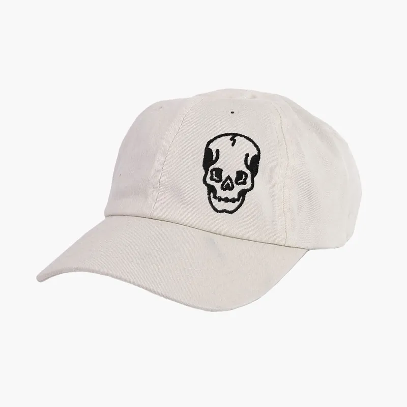 Skull Embroidered Dad Cap - Broken Society
