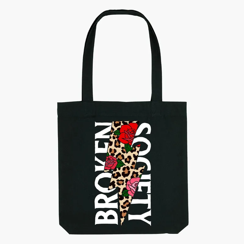 Roses And Animal Print Strong-As-Hell Tote Bag