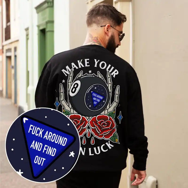 Magic 8 Ball Sweatshirt (Unisex) - Broken Society UK