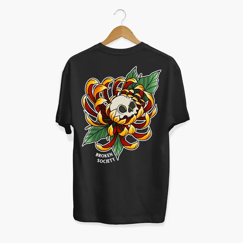 Skull Flower T-Shirt (Unisex)