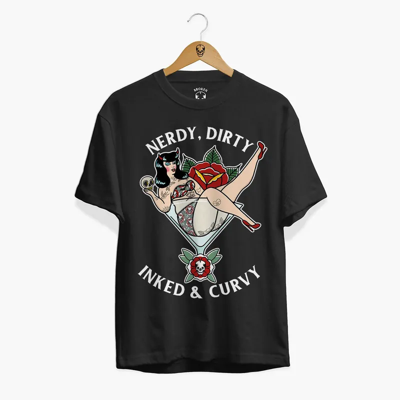 Nerdy Dirty Front Print T-Shirt (Unisex)