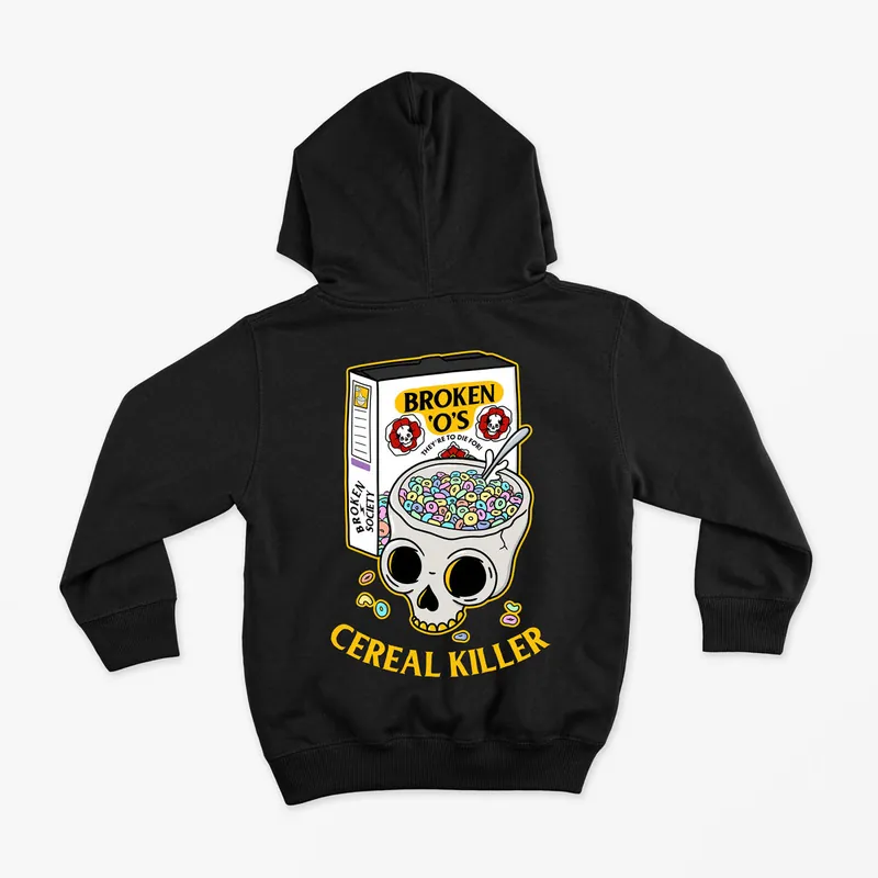 Cereal Killer Kids Hoodie (Unisex) - Broken Society