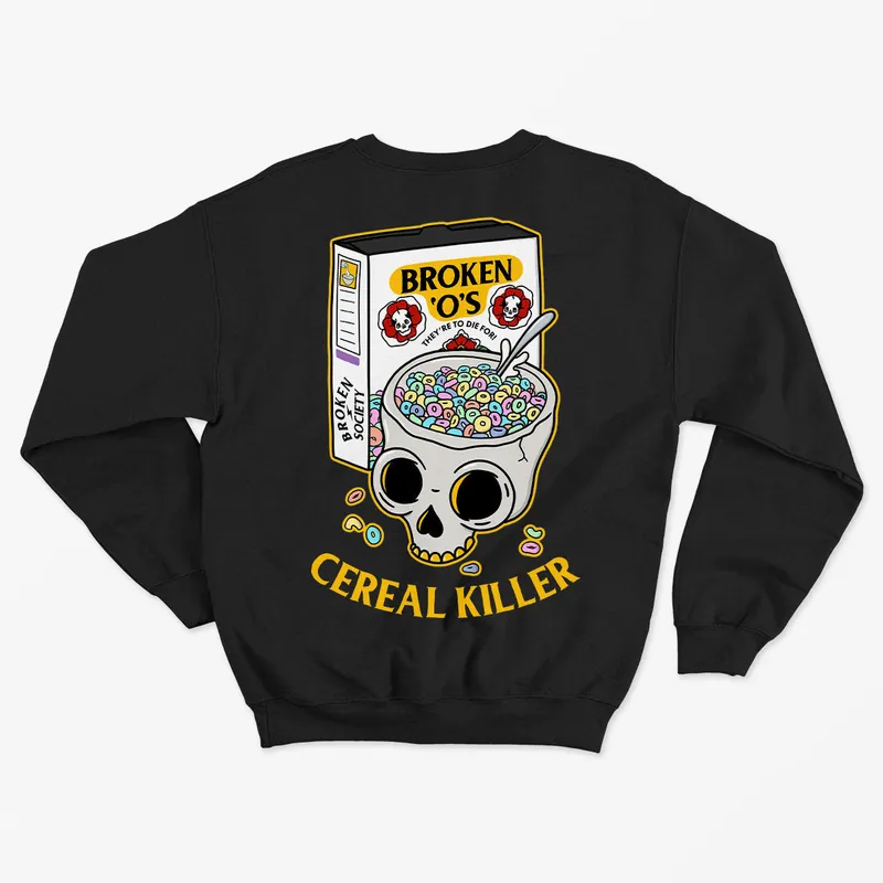 Cereal Killer Kids Sweatshirt (Unisex) - Broken Society
