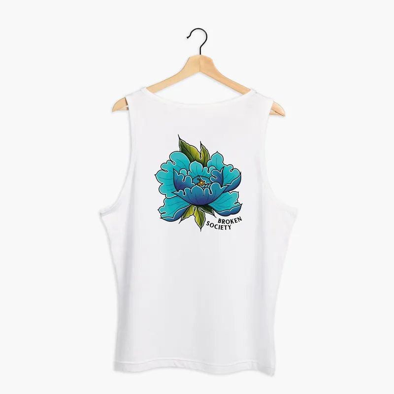 Peony In Bloom I Tank (Unisex) - Broken Society
