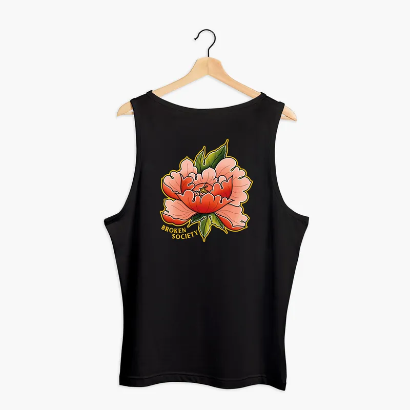 Peony In Bloom II Tank (Unisex) - Broken Society