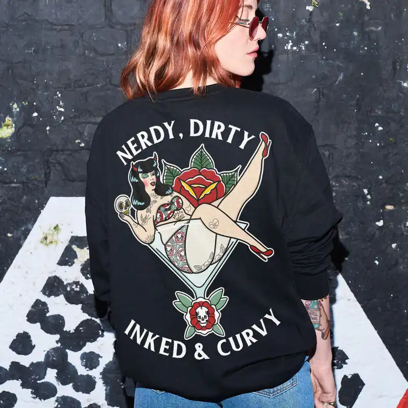 Nerdy Dirty Sweatshirt (Unisex) - Broken Society UK