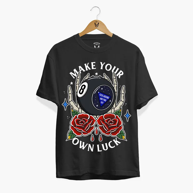 Magic 8 Ball Front Print T-Shirt (Unisex)
