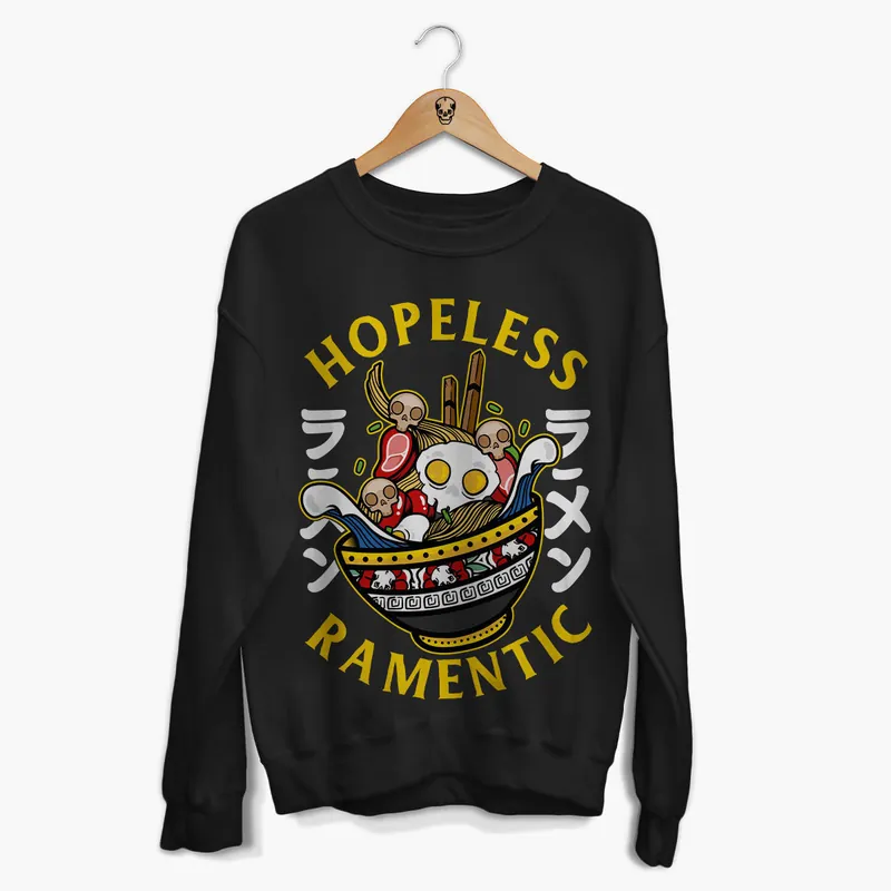 Hopeless Ramentic Front Print Sweatshirt (Unisex) - Broken Society UK