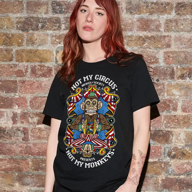 Not My Circus Front Print T-Shirt (Unisex)