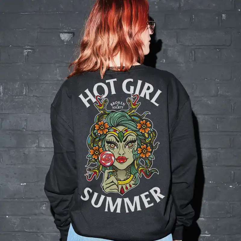 Hot Girl Summer Sweatshirt (Unisex) - Broken Society UK