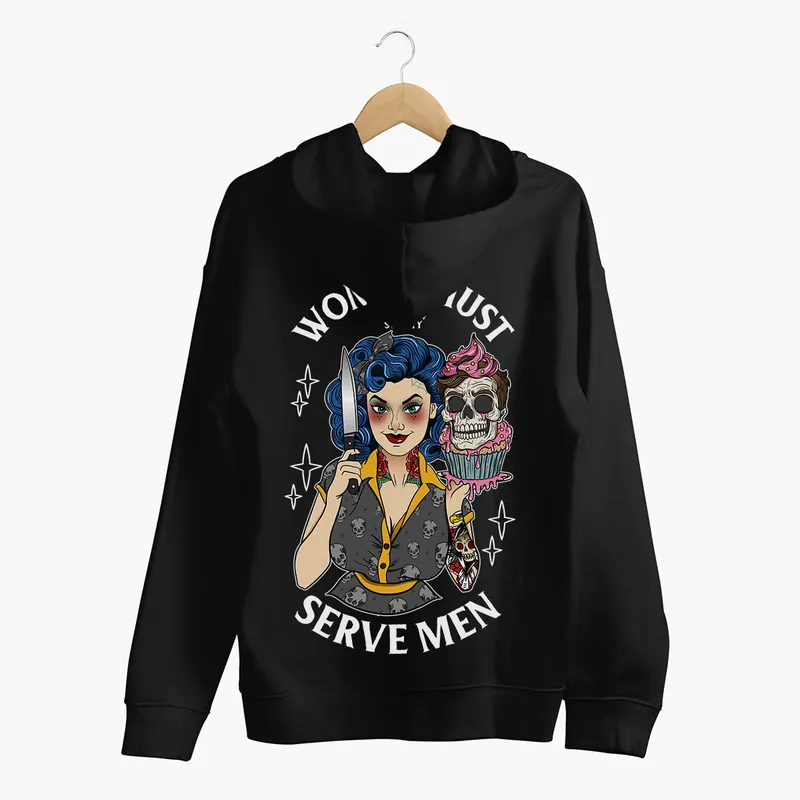 Women Must Serve Hoodie (Unisex) - Broken Society UK