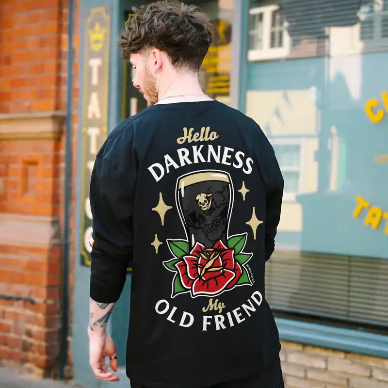 Hello Darkness Long Sleeve T-Shirt (Unisex)