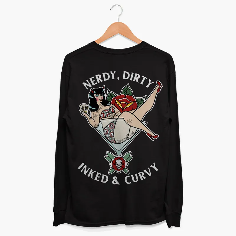 Nerdy Dirty Long Sleeve T-Shirt (Unisex)