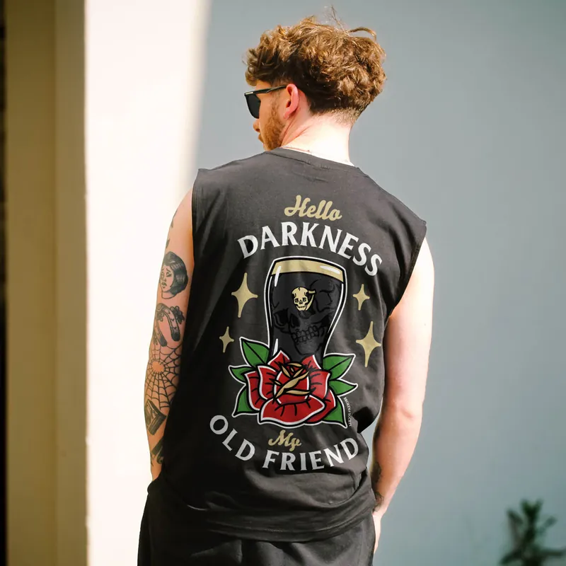 Hello Darkness Sleeveless T-Shirt (Unisex)