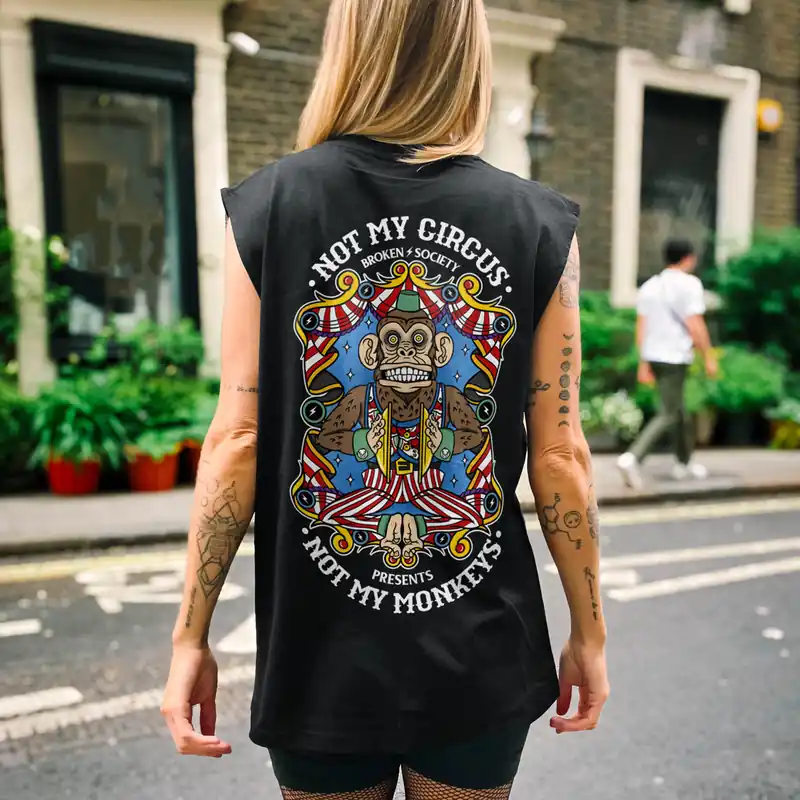 Not My Circus Sleeveless T-Shirt (Unisex)