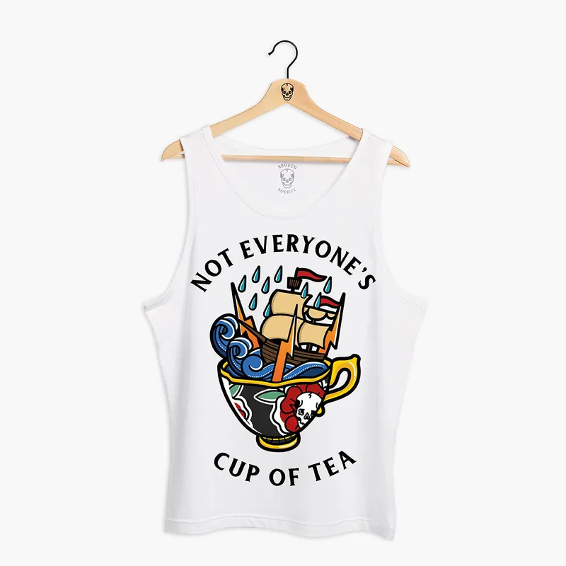 Not Everyone's Cup Of Tea Front Print Tank (Unisex) - Broken Society