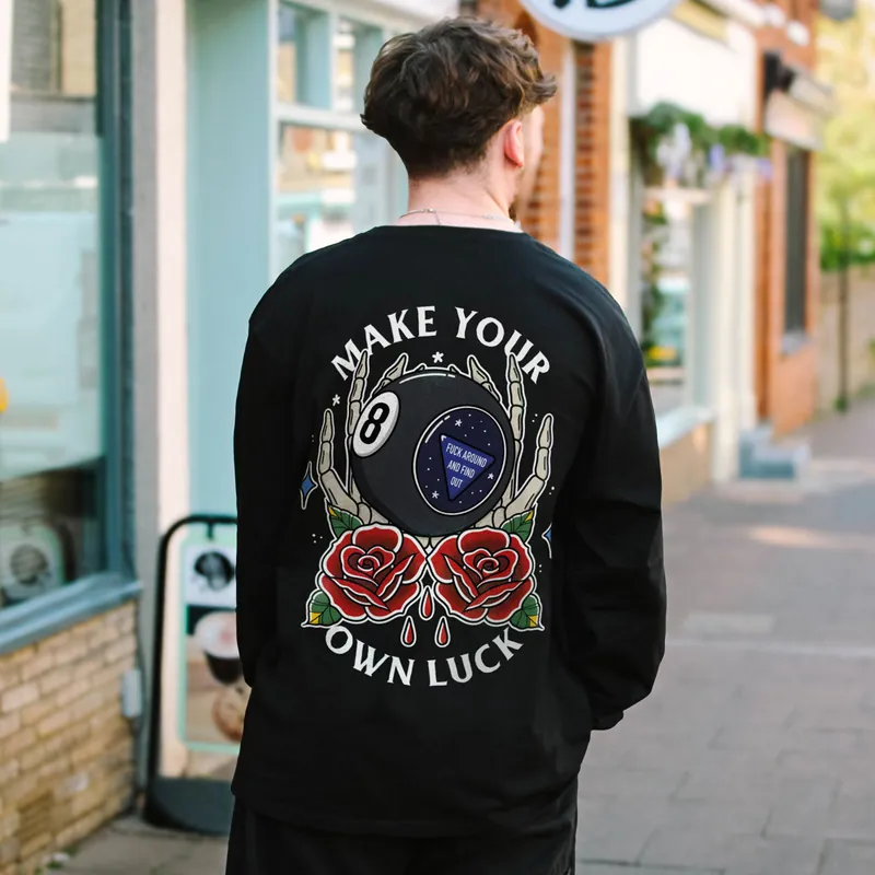 Magic 8 Ball Long Sleeve T-Shirt (Unisex)