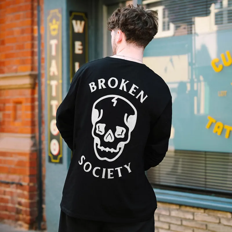 Skull Long Sleeve T-Shirt (Unisex)