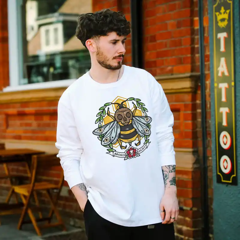 Killer Bee Long Sleeve T-Shirt (Unisex)