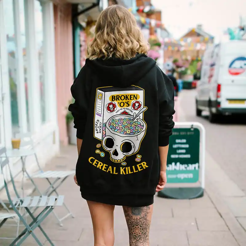 Cereal Killer Zip-Up Hoodie (Unisex)