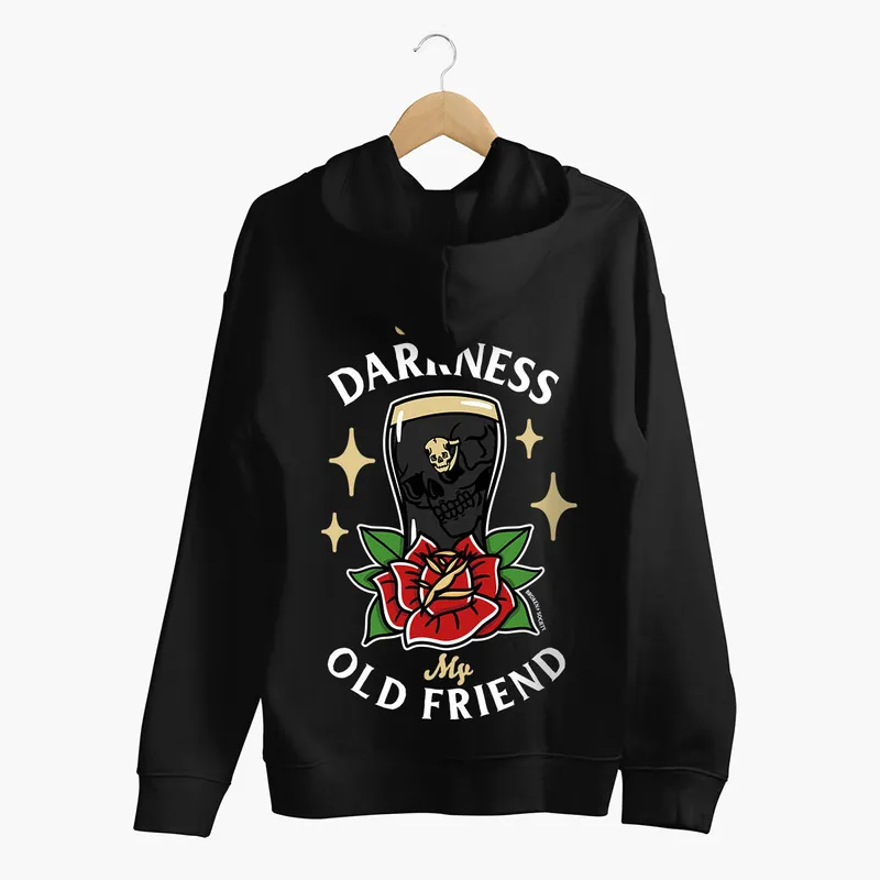 Hello Darkness Zip-Up Hoodie (Unisex)