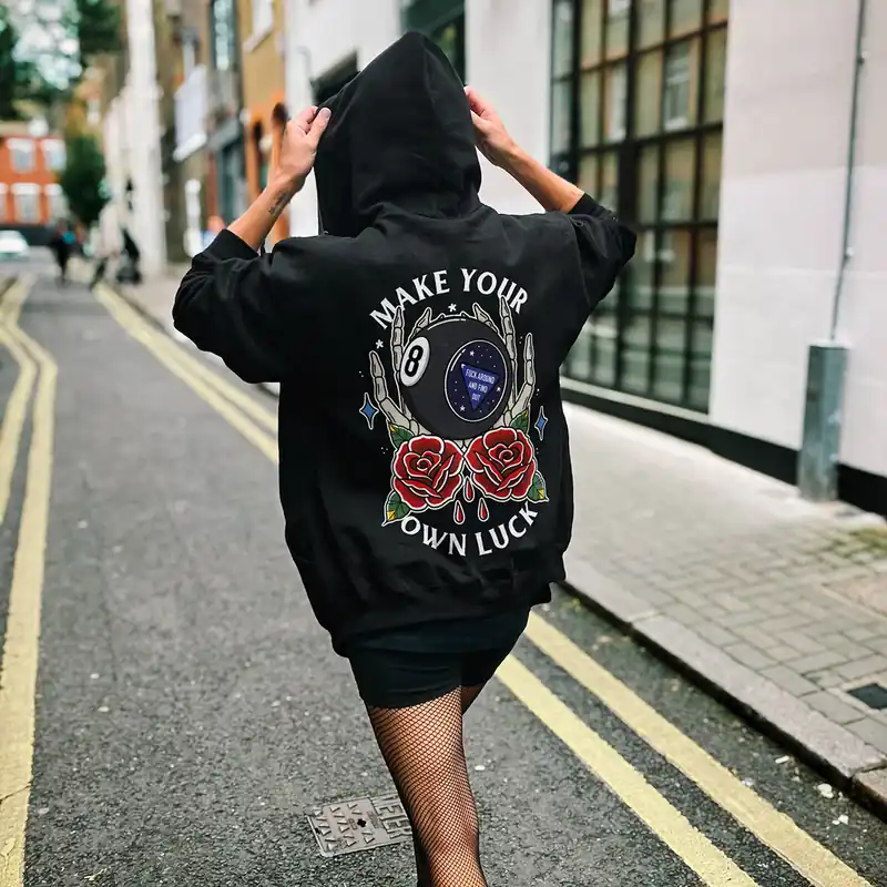 Magic 8 Ball Zip-Up Hoodie (Unisex)