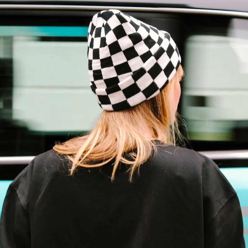 Checkerboard Beanie - Broken Society UK