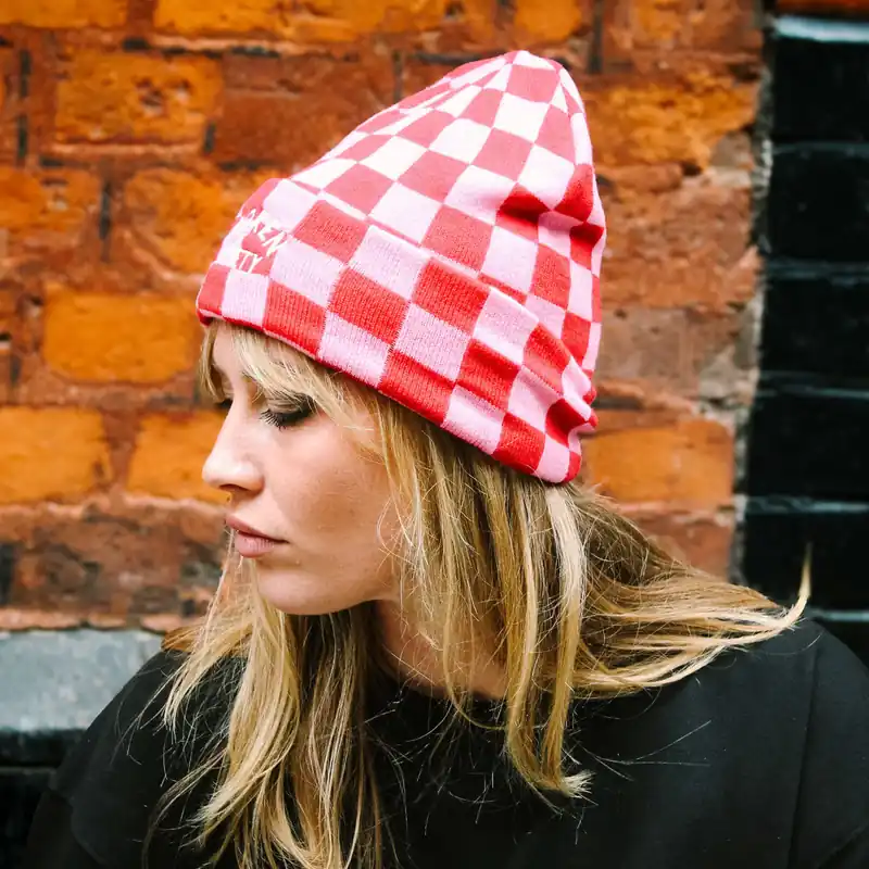 Checkerboard Beanie - Broken Society UK