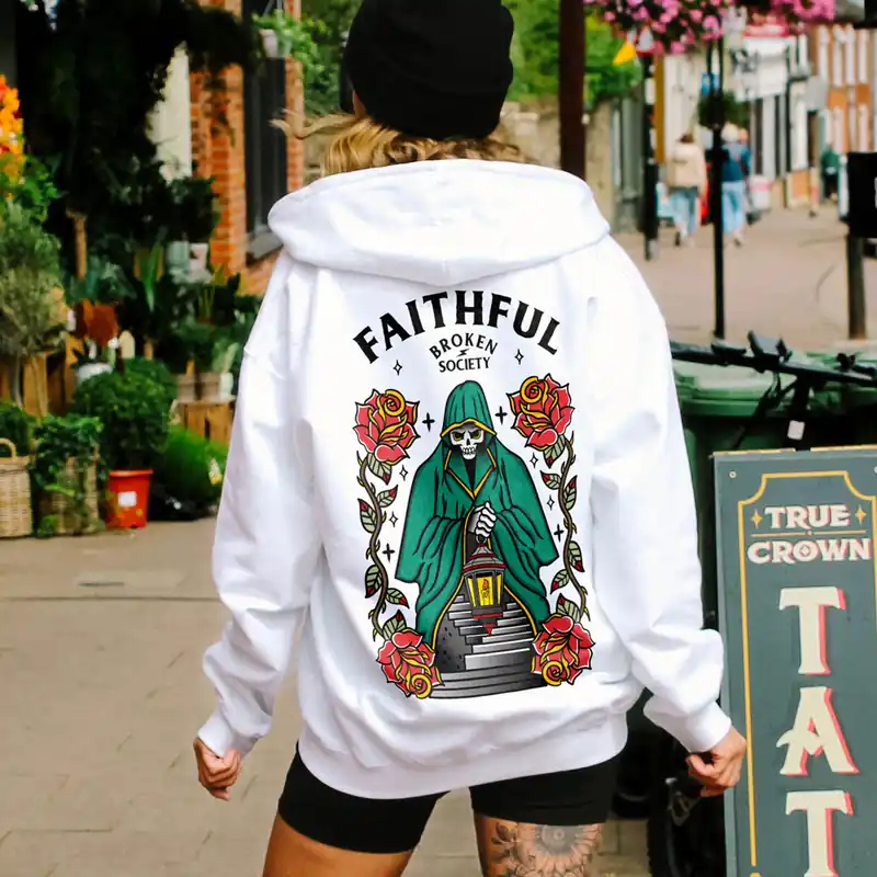 Born To Be A Faithful Hoodie (Unisex) - Broken Society UK