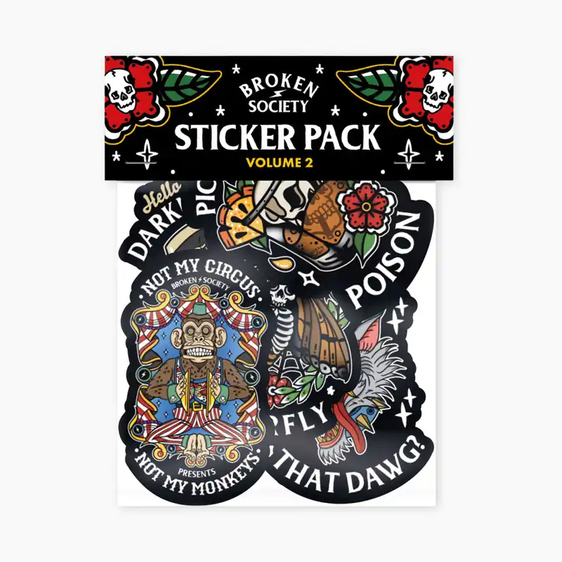 Broken Society Stickers Volume 2
