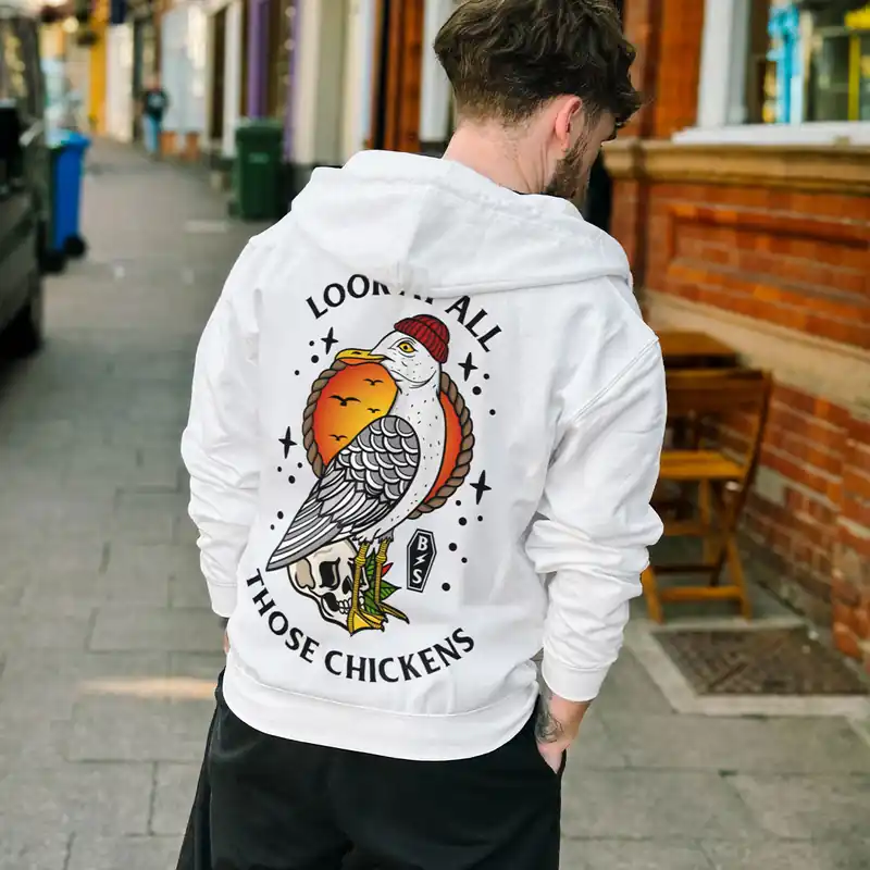 Look At All Those Chickens Hoodie (Unisex) - Broken Society UK