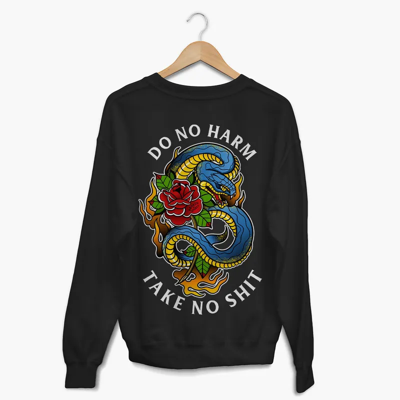 Do No Harm Sweatshirt (Unisex) - Broken Society UK