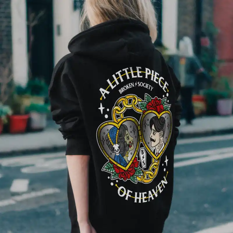 A Little Piece Of Heaven Hoodie (Unisex) - Broken Society UK