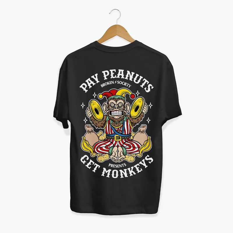 Pay Peanuts T-Shirt (Unisex)