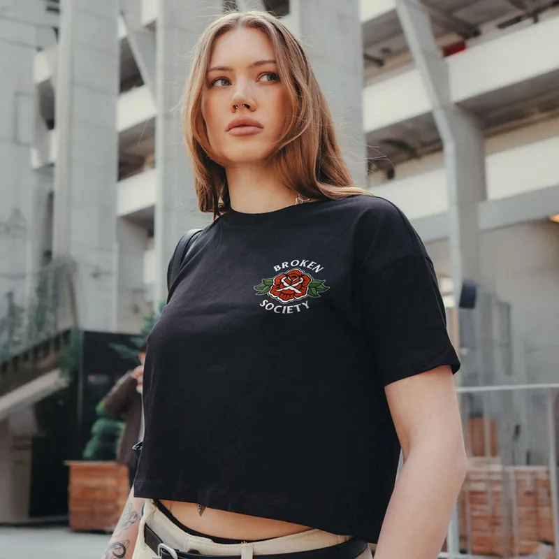 Rose Boxy Fit T-Shirt