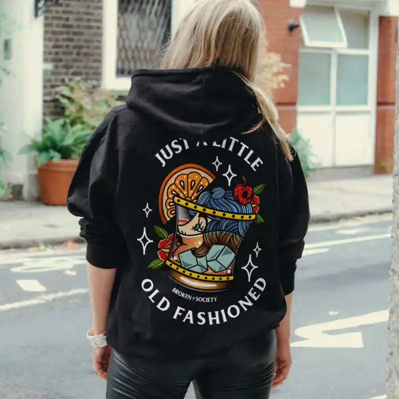 Just A Little Old Fashioned Hoodie (Unisex) - Broken Society UK