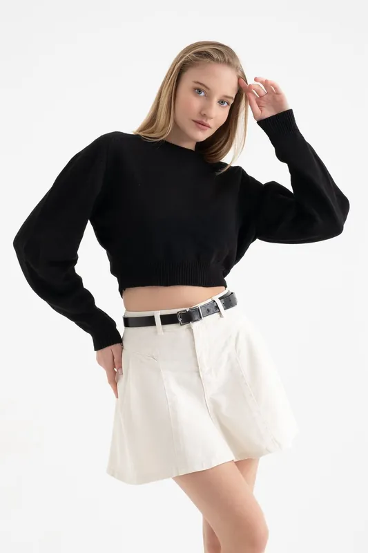 Crew Neck Basic Sweater - Hiccup