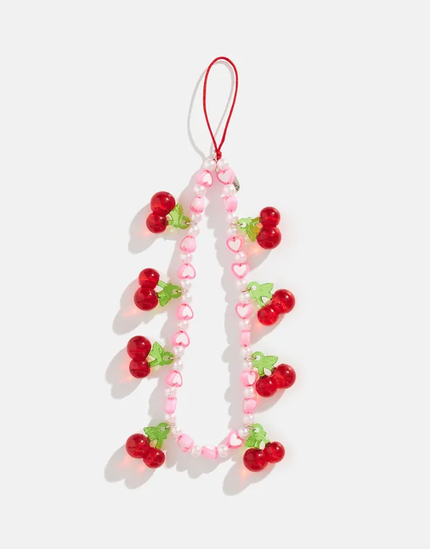 Cherry Heart Beaded Strap - SKINNYDIP