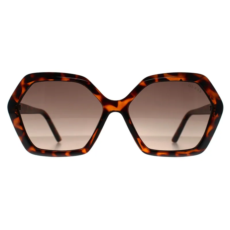 Square Dark Havana Grey Gradient GF6144 - Guess