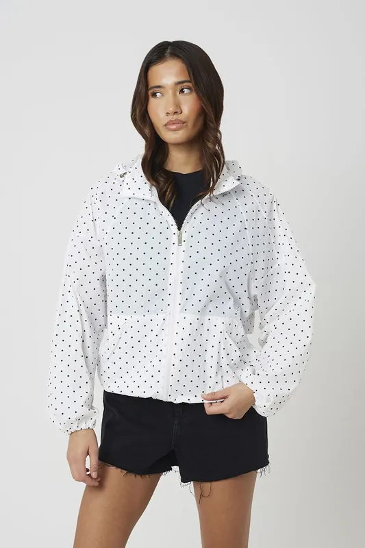 Polka Dot Winderbreaker With Elasticated Waist - Brave Soul